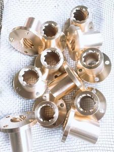 Heavy Load Trapezoidal Lead Screw T8 T10 T12 T14 T16 T18 100mm Lead Screw and Nuts for CNC