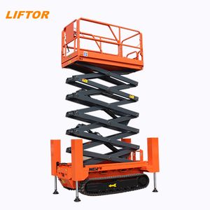 Battery Powered 220V Mobile Electric Self-Propelled Hydraulic Scissor Lift Platform Table Electric Lift Table