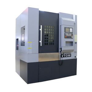 High-Precision Vertical CNC Lathe for New Energy Servo Motor Housing Machining