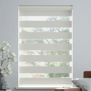 Custom Size Zebras Blackout Fabric Manual Roller Blind Indoor Window Curtain Zebra Shades for Home Decoration Smart Homes Window Coverings