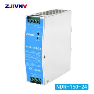 Ultra-Thin Rail Switching Power Supply Ndr-150-24V 6A DC Card Rail Transformer 110~220VAC AC to DC