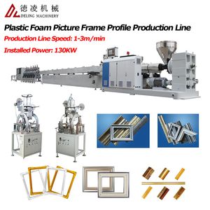 Cost Effective Plastic Extrusion Line Machine Extruder for PP PE Foam Picture Frame Prpfile Sheet Glaze Roof Tile PPR Pipe Gas Tube PU Hose PA Nylon Production