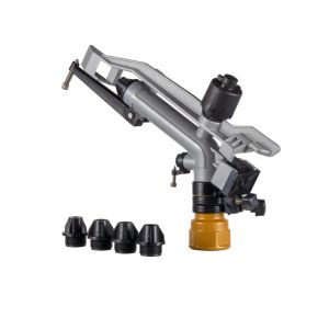 360 Gear Drive Impact Sprinkler 16.5-29m Range Radius Garden Sprinkler 1" Metal Farm Rain Gun