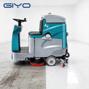 Automatic Tile Floor Cleaning Machine Ride on Dual Brush Electric Floor Cleaning Scrubber