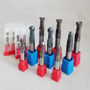 CNC Cutting Tools High Hardness Millling Cutter HRC55 End Mill Tungsten Carbide Square End Mill Ball End Mill for CNC Milling Machine