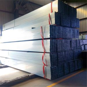 Hot Sale ASTM A106 A36 A53 BS Shs Square Galvanized Structural ERW Rectangular Steel Pipe Hollow Gi Galvanized Steel Pipe