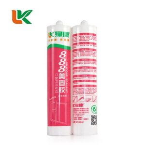 Factory Direct Acetic Silicone Transparent White Color Adhesive Sealer for Window Glass