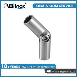 Customized 304 Stainless Steel Hardware Parts Handrail Support Elbow