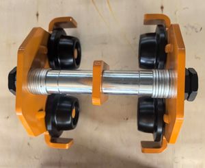 1t Hand Push Plain Trolley Manual Geared Trolley for Lifting Hoist