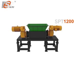Two Shaft Shredder Wood Plastic Paper Shredder for Supu1200 Crusher