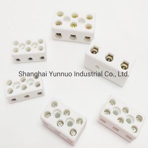 Thermocouple Porcelain Connector Ceramic Terminal Block for Connection Wires