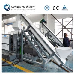 PE/PP/ABS/PS Hard Material Reliable Factory Plastic Granule Machine with Automatic Pelletizing System
