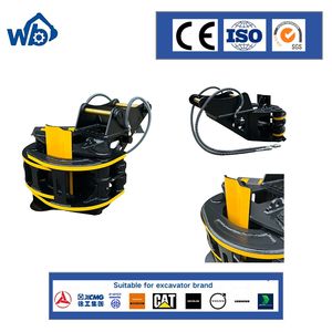 Hydraulic Log Grapple Wood Cracker Tree Shear for All Types of Excavator