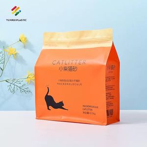 Flat Bottom Side Gusset Food Custom Print Coffee Bean Powder Tea Snack Food Stand Packaging Plastic Seal Packaging Mylar Bag