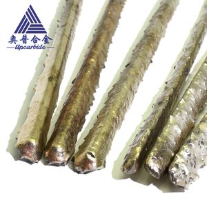 Cemented Hardfacing Electrodes Sintered Tungsten Carbide Welding Composite Rods 100% Raw Materials