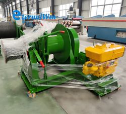 Boat Deck Use Diesel Engine Marine Mooring Winch Price