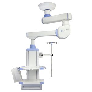 Surgical Ceiling Double Arm Motorized Pendants ICU Hanging Hospital Medical Tower Pendant