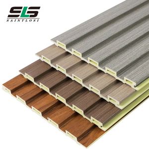 Interior Embossed Decorative Wooden Grain Ceiling Great Wall Wood PVC WPC Foam Board