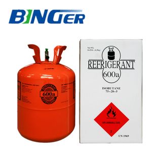 Good Quality Isobutane High Purity 99.9% as a Refrigerant Gas R600A 6.5kg/14.3lbs for Cooling