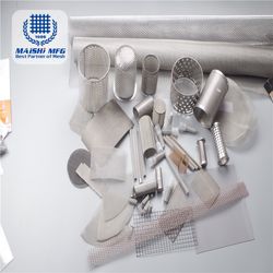 304 316 Stainless Steel Woven Mesh Filter Cylinder