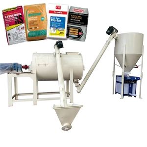 Ceramic Tile Adhesive Dry Mortar Mixer 2-5tph Simple Dry Mortar Production Line