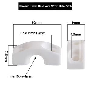 Finely Polished 99% Alumina Ceramic Eyelet for Stranding Machines