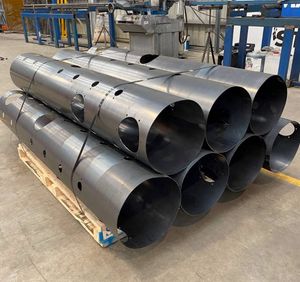 OEM Custom 3D 5 Axis Laser Cutting Metal Tube Parts CNC Laser Cutting Stainless Steel Pipe