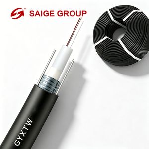 CPR CE RoHS Certified Tensile Resistant Loose Tube GYXTW Fiber Cable for Outdoor Building Wiring