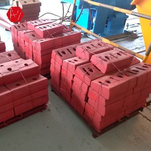 Wear Resistant Mn13Cr2 Casting Impact Plate for Impact Crusher Machinery