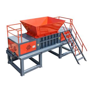 Advanced Efficient Customized Motor Models Double-Shaft Wood Crusher Machine