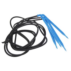 Agriculture Drip Irrigation 4 Branch Bend Curved Arrow Dripper Stake