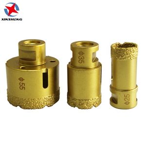 M14 Hole Saw Vacuum Brazed Diamond Tipped Core Drill Bit for Stone