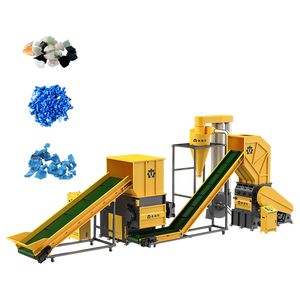 Pet Bottle Crushing and Washing Machine Plastic Recycle Copper Cable Crusher Equipment
