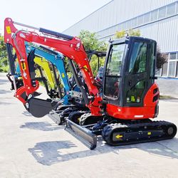 Free Shipping Mini Excavator Mini Digger CE/EPA China Wholesale Excavadora 1 Ton 2 Ton 3.5 Ton Prices Thumb Bucket for Sale