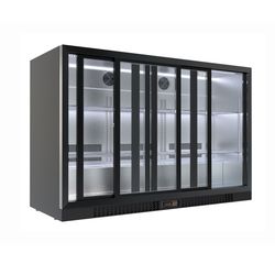 3 Doors Counter Top Beer Fridge Under Back Bar Beer Cooler