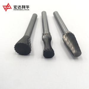 Tungsten Carbide Burr Rotary Cutter Engraving Grooving Bit Set