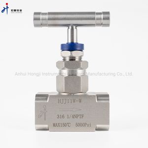 Stainless Steel 400bar High Pressure and High Temperature NPT Female Thread Forged Needle Valve