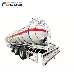 3 Axles Oil Tank Trailer 40000L Fuel Tanker Trailer