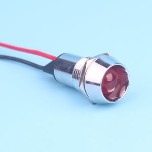 Hot Seller Ad26c-14W Alarm Indicator Light LED Flat Head Indicator Light 48V DC Indicator Lamp with Cable