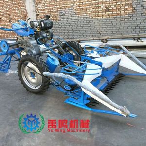 Three-Wheeled Reed Reaper Integrated Machine for Harvesting Bundle up Placement of Crops Agricultural Harvester
