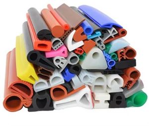 Custom Shape Extruded Silicone PVC EPDM NBR Rubber Strip Seals Extrusion Rubber Seal