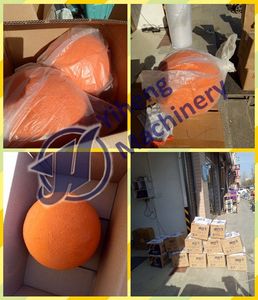 New Condition Concrete Pump Truck Cleaning Ball Rubber Products in 125mm 100mm 150mm Sizes