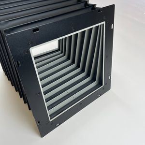 Manufacturers Custom Square Organ PVC Protective Cover CNC Machine Guide Bellows Cover