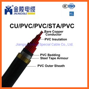 Nyby PVC XLPE Insulated Steel Tape Copper Armored Control Cable