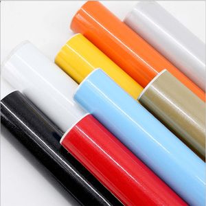Roll PVC Self Adhesive Permanent Sticker Cutting Vinyl for Cutter Plotter Decorative Film Colorful Decoration Transparent Color Filmpale