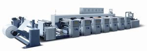 Servo Control FM-CS Flexographic Printing Machine