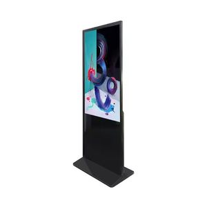 Shopping Mall Kiosk 43 49 55 Inch LCD Advertising Screens Indoor Floor Stand Display Android Digital Signage Touch Totem