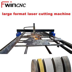 Fwincnc Laser Cutting Machine Sheet Metal 6000W 12000W Gantry Type Big Size
