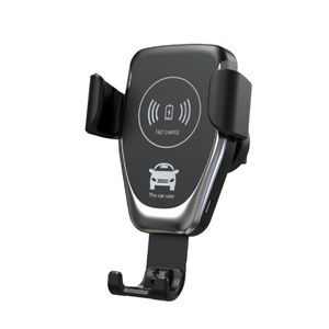 Wireless Car Charger 15W Fast Charging Auto Clamping Car Phone Holder Charger, Phone Holders for Car Mount