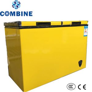 Commercial Chest Freezer of 2 Top Open Doors